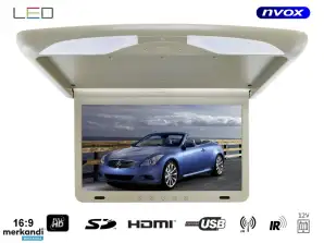 Hängender Deckenmonitor LCD 17 Zoll LED Full HD HDMI USB SD IR FM