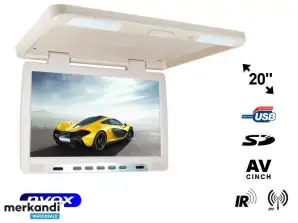 Nadzor LCD 20 palcev LED IR FM USB SD... NVOX RF2090U BE