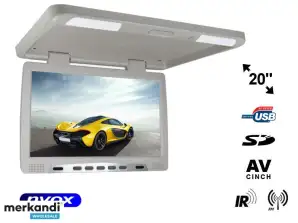 Obesna stropna LCD-monitor 20 palcev LED IR FM USB SD... NVOX RF2090U GR