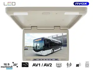 Visočan LCD monitor 20 palcev LED IR FM VGA