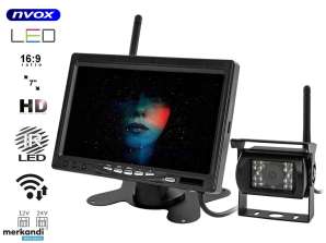 Monitor auto LCD de 7 inchi 12/24V și cameră de vedere pe timp de noapte