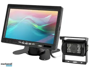 LCD Auto Monitor 7 Zoll mit IR-LEDs und Parksensoren