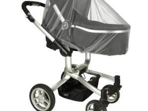 Moustiquaire, moustiquaire, élastique, avec élastique, universel, 140 cm, gris