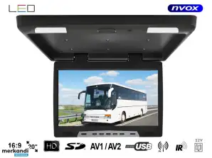 Obešen stropni monitor LCD 20 palcev LED USB SD IR FM