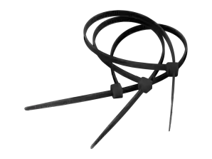 Kabelbinder 4.8 mm/25 cm schwarz Cabletech 100Stk