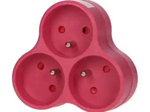 Splitter 3x2P Z. pink