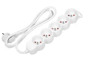 5-fach Verlängerung 2P Z. 3m H05VV F 3x1.0mm?
