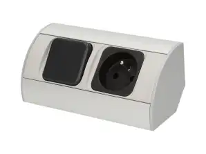 Ensemble d'éclairage LED pour meubles avec interrupteur et prise 1x2P Z