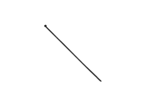 Kabelbinder. Zwart. UV-bestendig. Breedte 3,6 mm. Lengte 300 mm. 100 stuks.