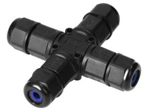 Conector cablu patrat tip X. IP68. 3x4mm2. 450V/25A