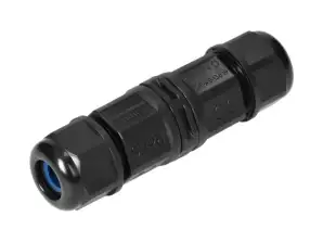 Straight cable connector with quick connector IP68. 2x4mm2. 400V/20A