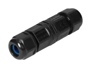 Straight cable connector with quick connector IP68. 3x4mm2. 400V/20A