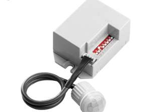 Liiketunnistin 360 astetta ulkoisella anturilla. IP20. 12 24V. 60W 120W