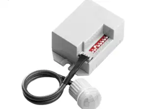 Czujnik ruchu 360st. z zewnętrznym sensorem. IP20. 800W