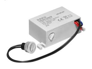 Saulrieta sensors ar ārējo zondi. IP54. mini. 2000W