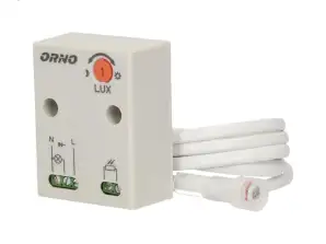 Датчик сутінок з герметичною зовнішньою sondою. IP65. 2300W