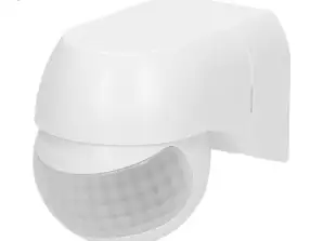 Bewegingssensor 180° IP44. 800W. mini. wit