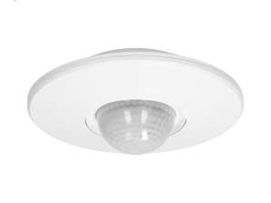 Liiketunnistin 360 astetta. IP20. 2000W. 3 anturia. säätöala ?3m 20m. valkoinen