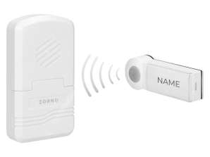 Wireless bell DISCO DC. battery-powered. learning system. 1 sound. 70m