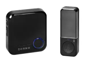 SIGO AC. kabelloser Netzwerkglocken. Wi-Fi. batteriefreier Knopf. Lerngsystem. 52 Töne. 200m. schwarz