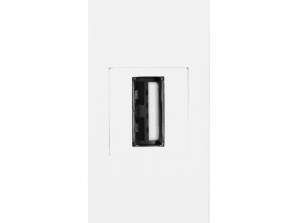 NOEN USB datamodul 22.5x45mm USB 2.0. gjennomgang. hvit