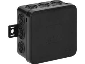 Gehäuse n/t CLICK. IP54. 12 Durchlässe. 75x75x41mm. schwarz