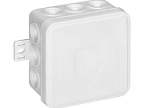 Dose n/t CLICK. IP54. 12 Durchlässe. 75x75x41mm. weiß