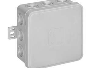 Gehäuse n/t CLICK. IP54. 12 Durchführungen. 85x85x41mm. grau