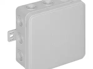 Gehäuse n/t CLICK. IP54. 12 Durchführungen. 100x100x41mm. grau
