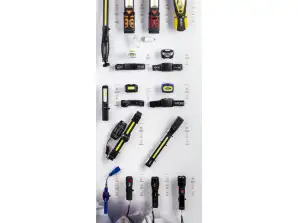 Präsentationstafel Taschenlampen. 50x133cm