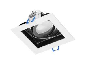 YOP koristekehys pistevalaistukselle. MR16/GU10 max 50W. säädettävä valkoinen musta