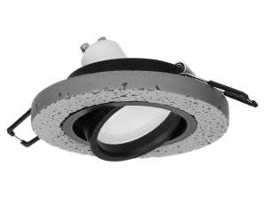 HALISI RM decorative frame for point lighting. MR16/GU10 max 50W. round. movable. black