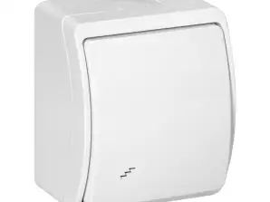 Kāpņu slēdzis AQUATIC. IP44. balts