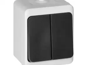 Candle Switch AQUATIC MINI IP 54 white black