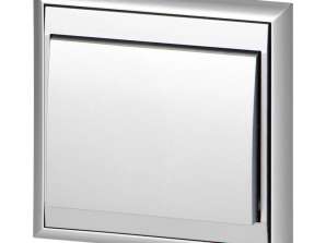 Einpoliger Schalter Luna. 10A. 250V. WP 1L. silber