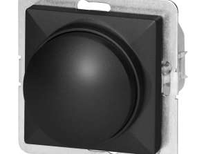 Pearl LED-Drehdimmer. 230V. 50Hz. Pmin:3W Pmax: 35W ALSO 1P/LED. schwarz