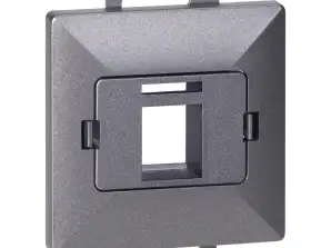 1xRJ45 Pearl Frontplatte. PC ARJ45/P1. anthrazit