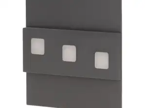 LEPUS LED 1.2W. Wandleuchte. 12V DC. 100lm. 6000K. grafit