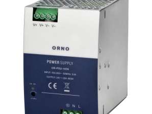 Industrie-Netzteil. Für DIN-Schiene. 24VDC. 20A. 480W. In einem Metallgehäuse
