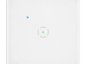 Einzelner Wi-Fi Tuya Smart Home Unterputzschalter. weiß