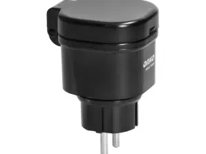 Outdoor socket controlled wirelessly.