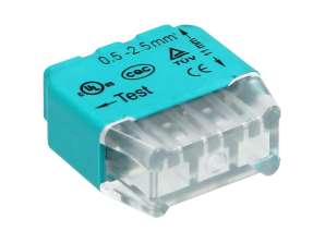 Dreiadrige installierbare Stecker; für Draht 0.75 2.5mm?; IEC 300V/24A 100 Stk.