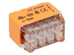 8-vadu savienotājs; divu rindu; 0.75 2.5mm? vadiem; IEC 300V/24A; 10 gab.