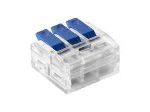 Dreiadrige Installationsklemme; für jeden Draht 0,75-4mm?; IEC 450V/32A; 10 St.