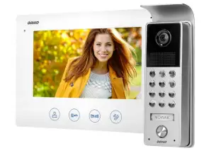 Wireless Video Intercom Set. color. LCD 7