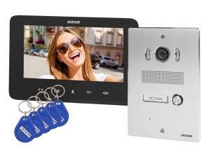 Wireless video intercom set. color. LCD 7