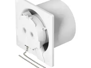 Badkamer ventilator 100mm Premium Kabel met schakelaar Kogellager
