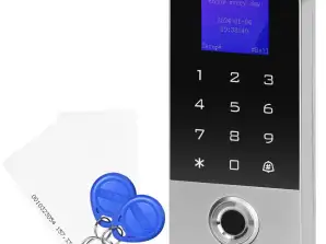 Fechadura digital touch com leitor de cartões e chaves de proximidade RFID e leitor de impressões digitais