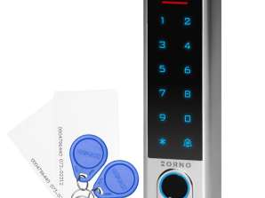 Touch-Code-Schloss mit Kartenleser und RFID-Schlüsseln sowie Fingerabdruckleser und Wi-Fi . SUPER SCHMAL IP68. 1 Relais