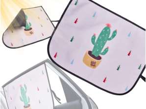 Rideau Magnétique Voiture Fenêtre Pare-Soleil Cactus